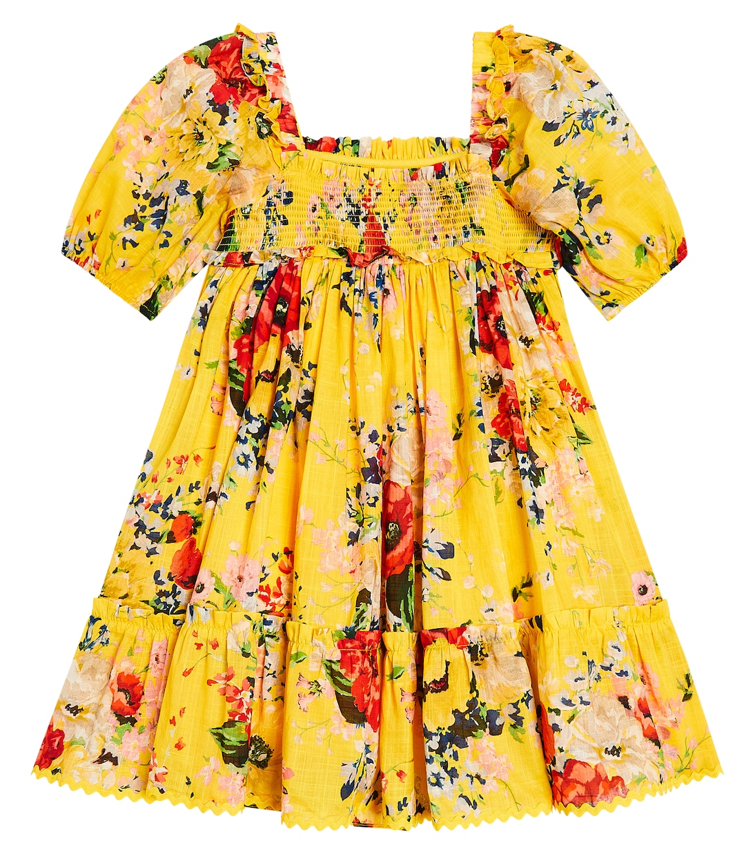 Robe Alight en coton à fleurs | Zimmermann Kids