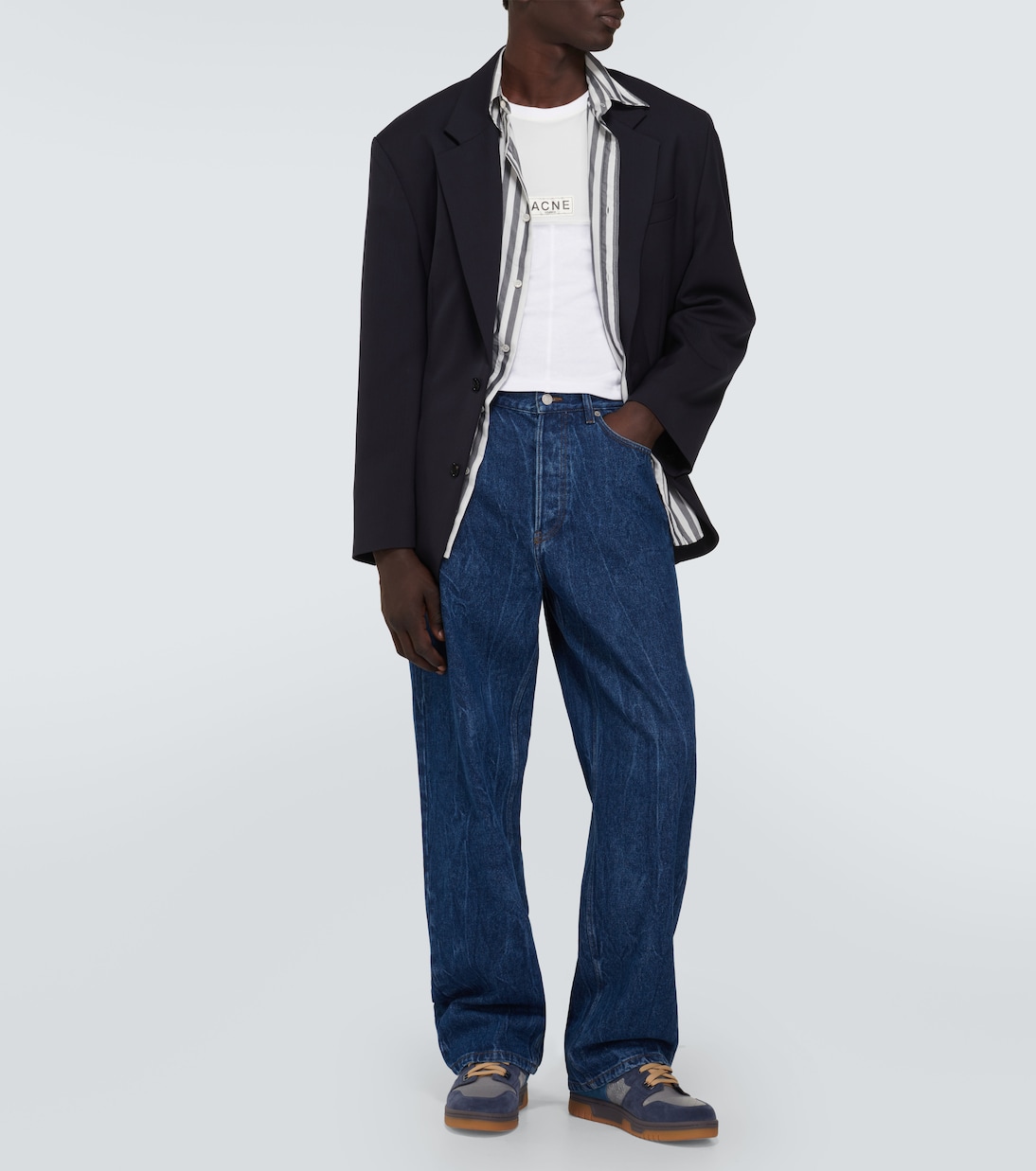 Tank top in jersey con logo | Acne Studios