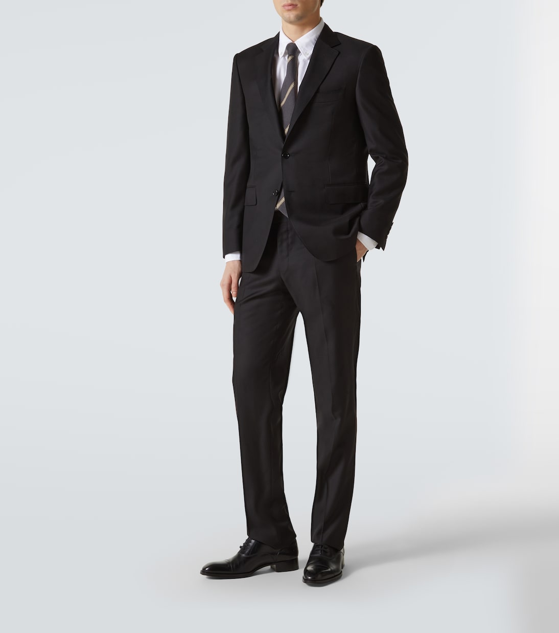 Single-breasted wool suit | Canali