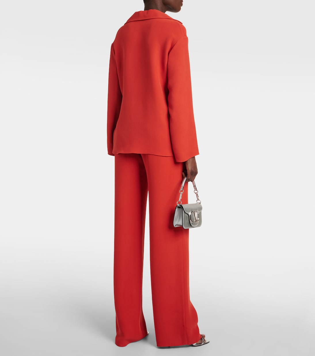 Tie-neck silk blouse | Valentino