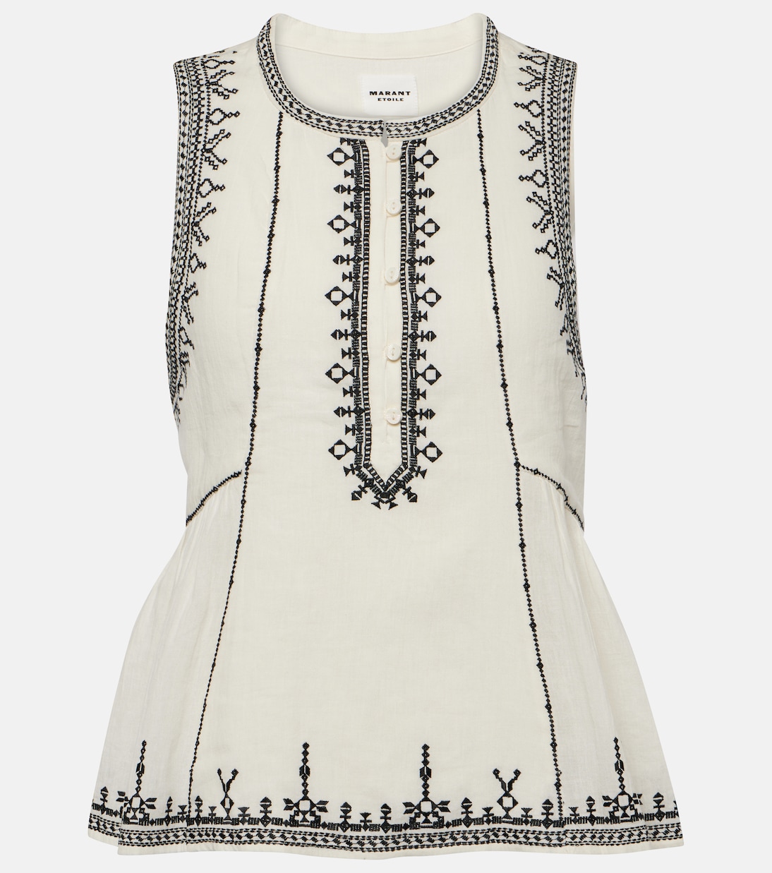 Besticktes Top Pagos aus Baumwolle | Marant Etoile
