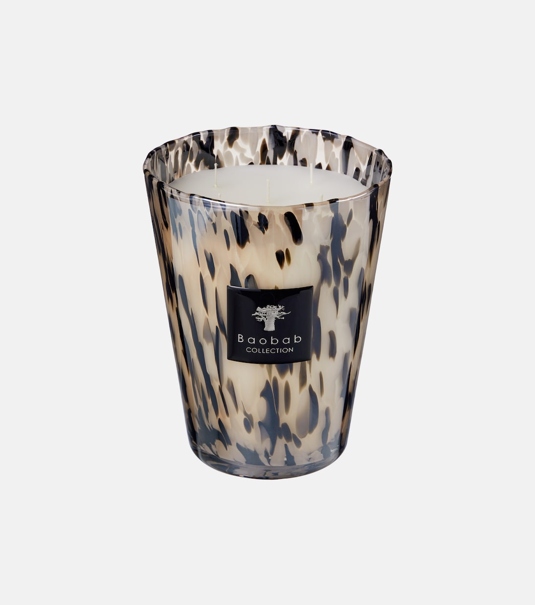 Pearls Black Large scented candle | Baobab Collection