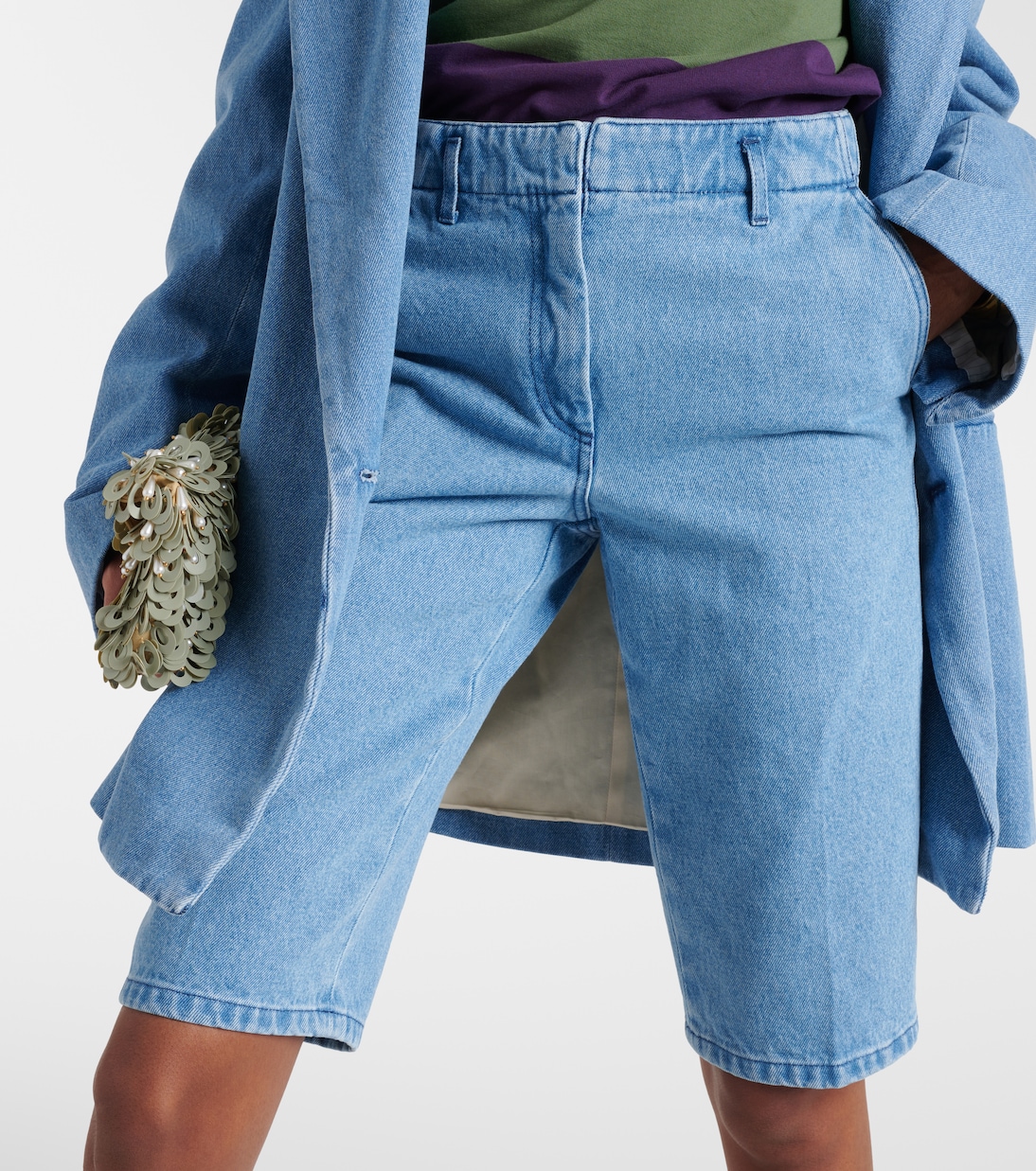 Bermuda di jeans a vita media | Dries Van Noten