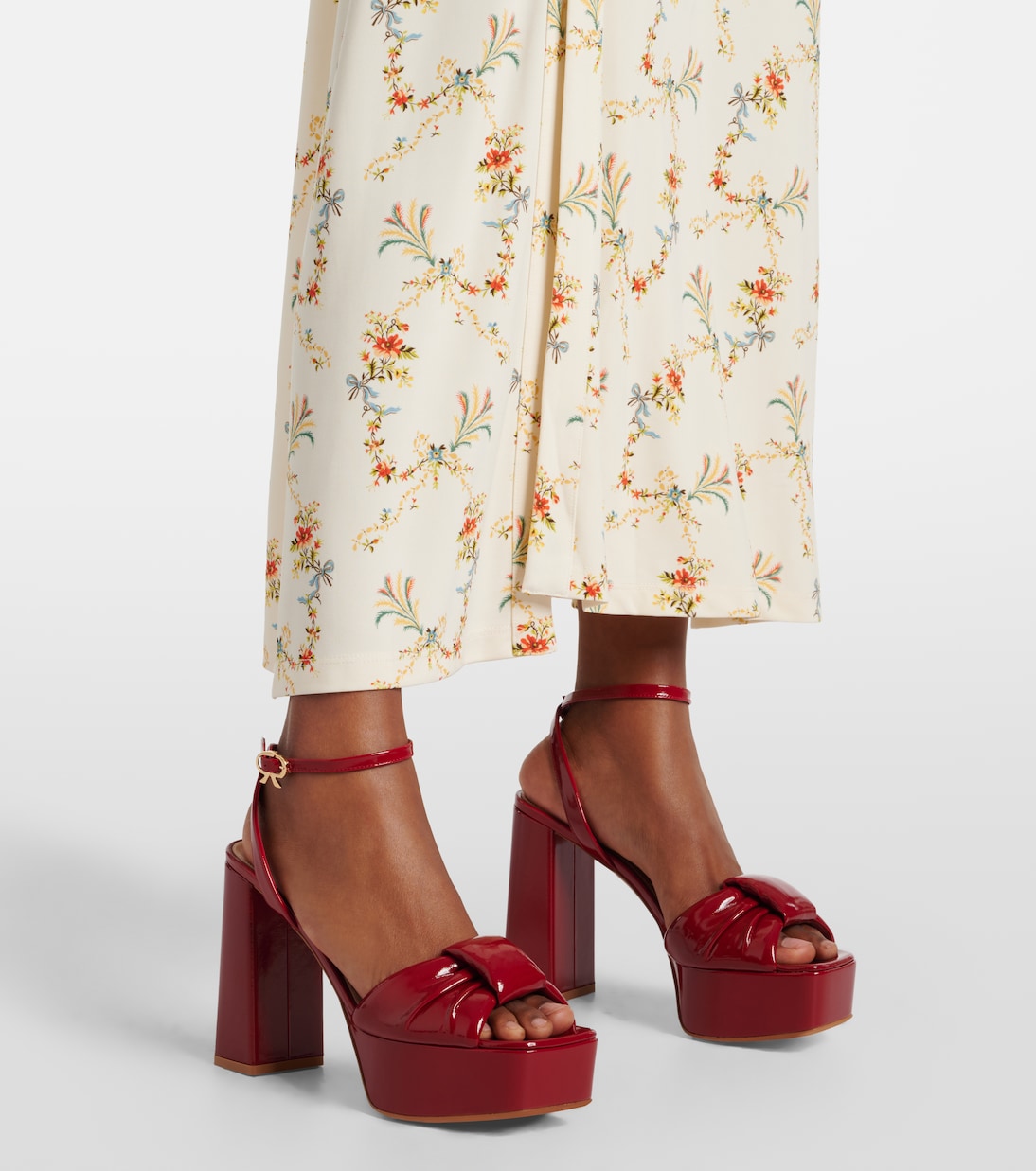 Paradì leather platform sandals | Gianvito Rossi