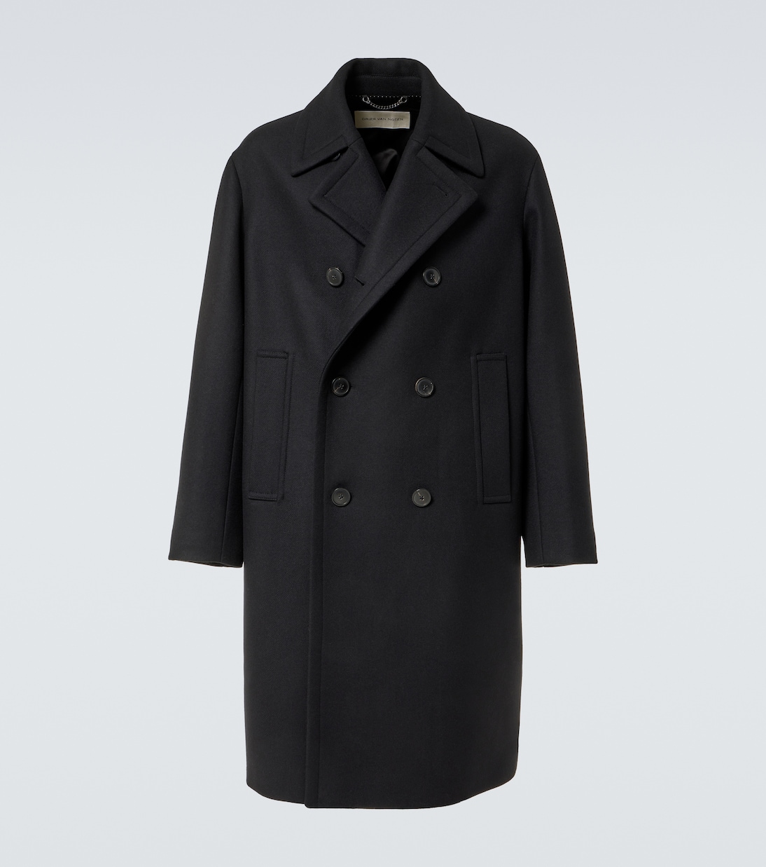 Double-breasted wool-blend coat | Dries Van Noten