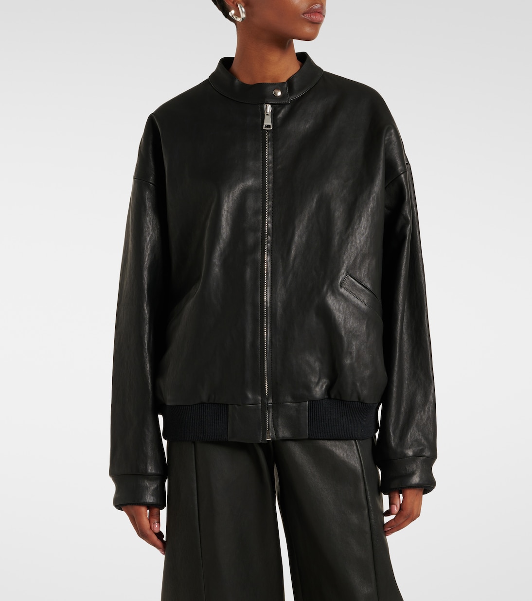 Will leather bomber jacket | Stouls