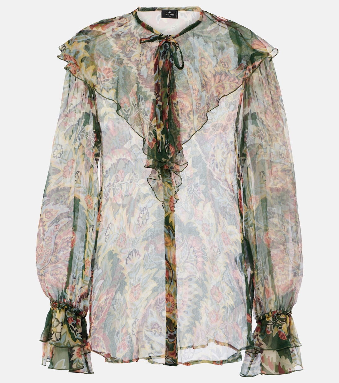 Blusa in seta con stampa | Etro