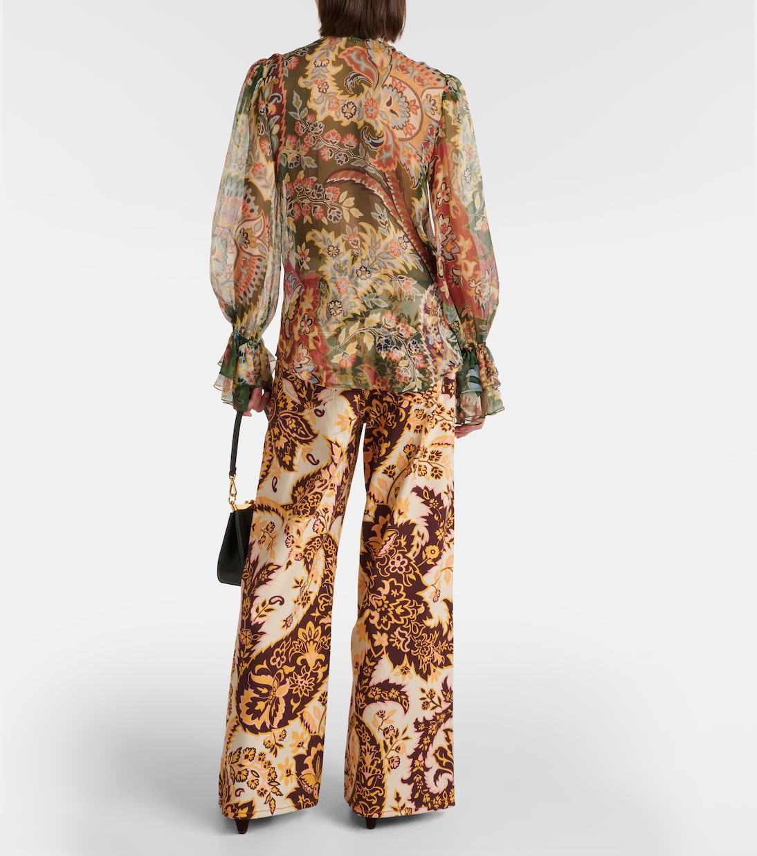Blusa in seta con stampa | Etro
