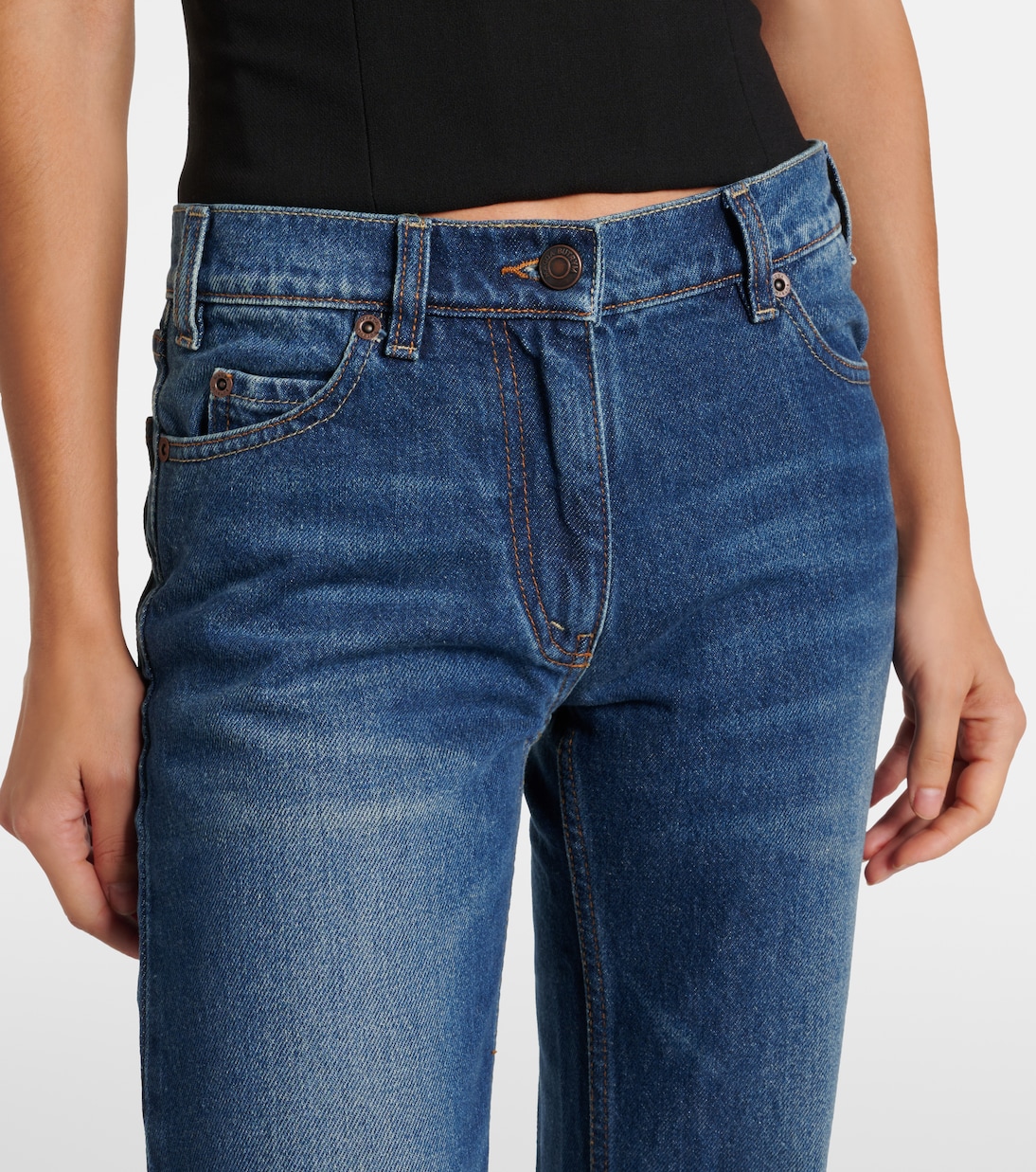 Jean flare à taille basse | Magda Butrym