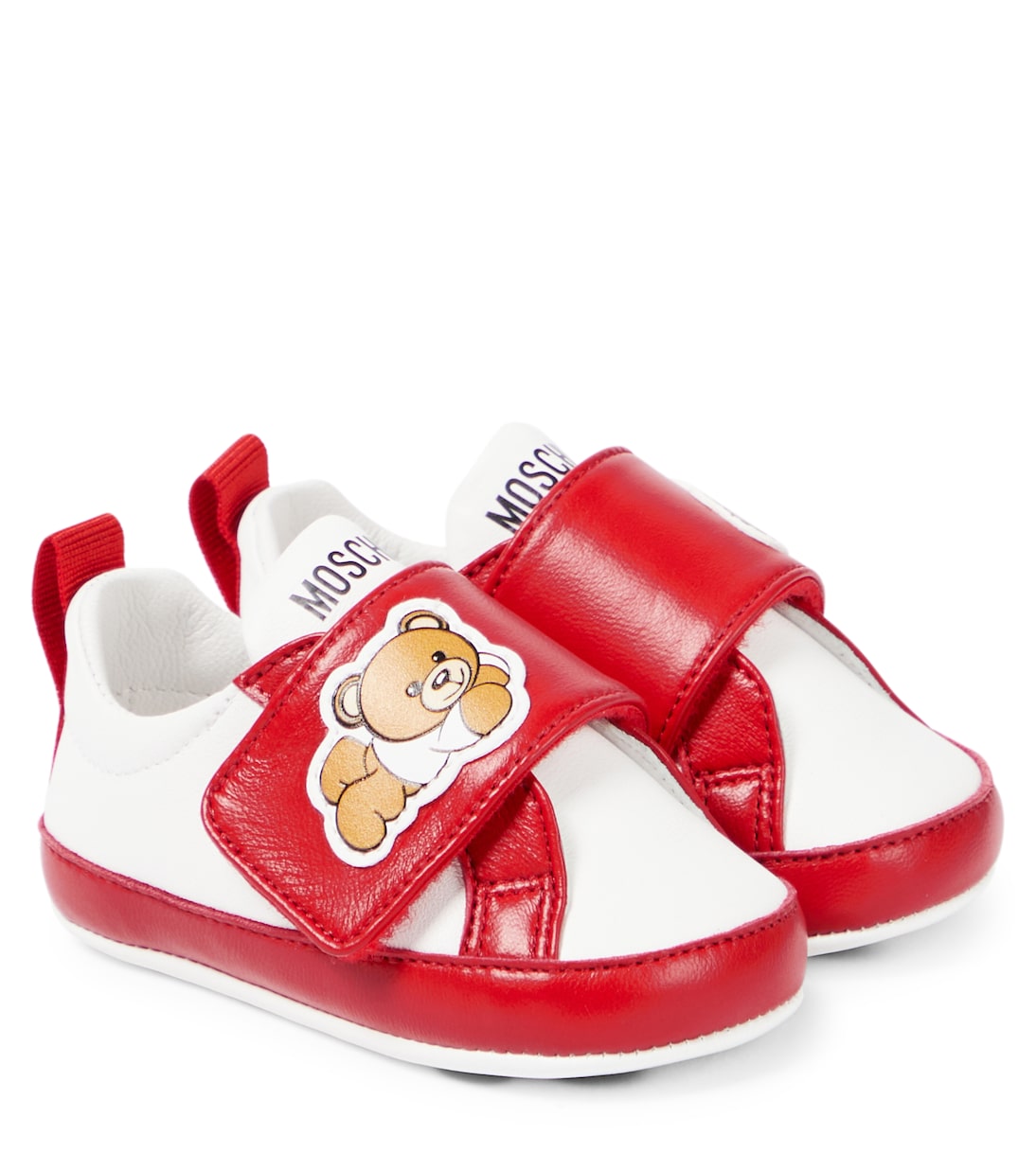 Bébé – Baskets Teddy Bear en cuir | Moschino Kids
