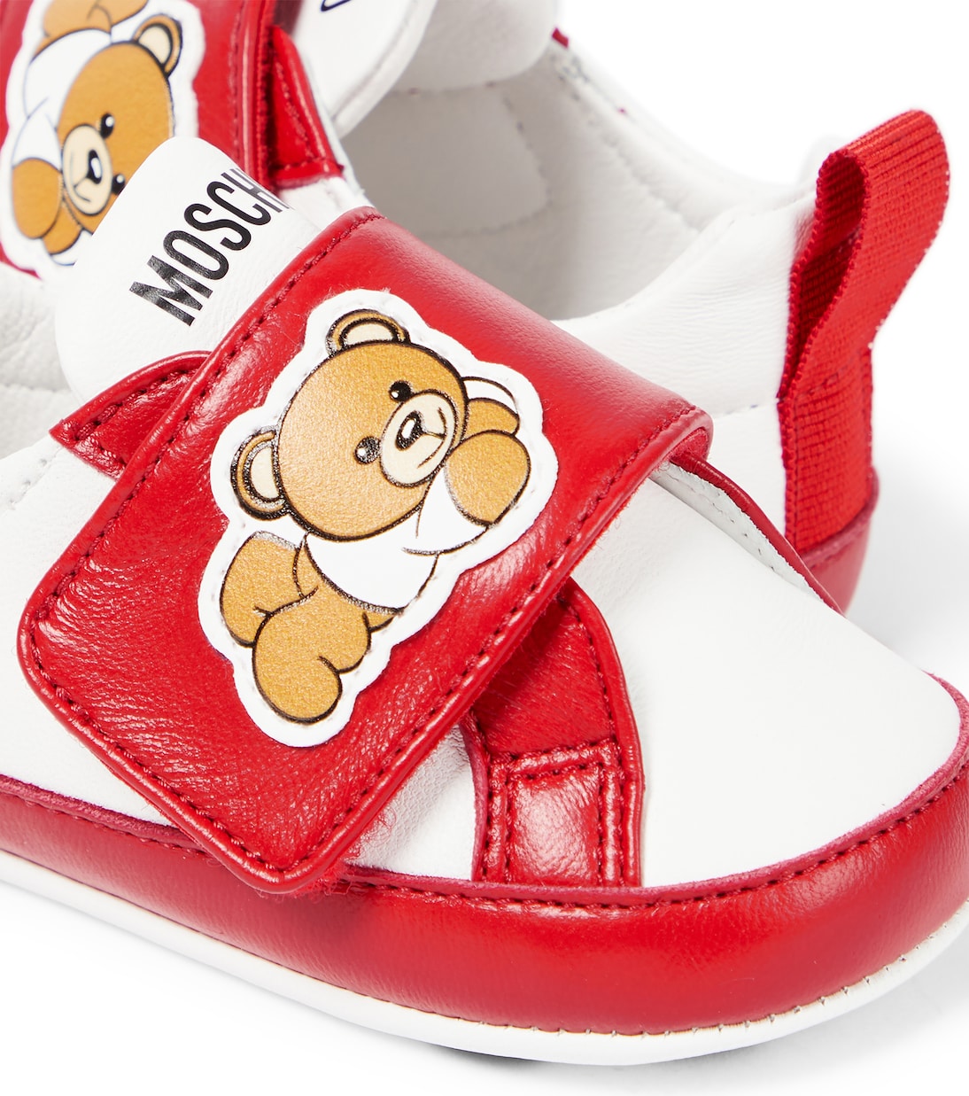 Bébé – Baskets Teddy Bear en cuir | Moschino Kids