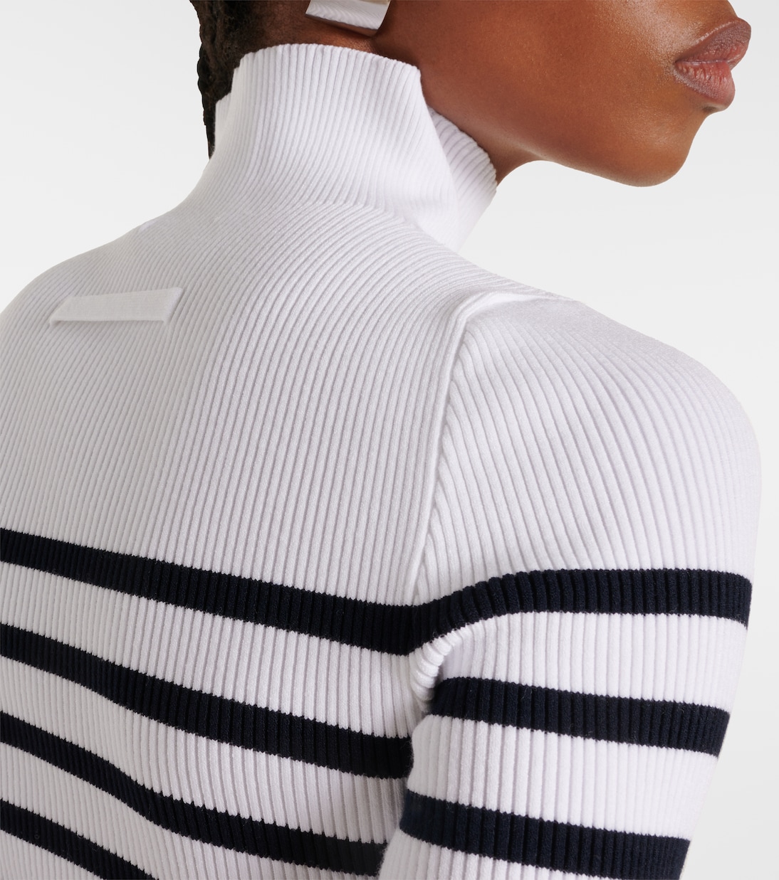 Jersey de cuello alto con abertura | Jean Paul Gaultier
