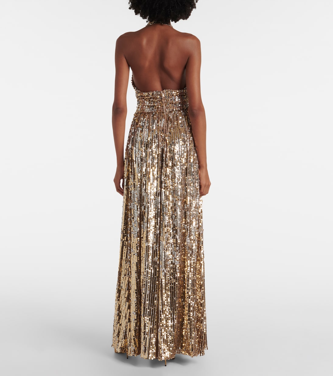 Abito lungo con paillettes | Dolce&Gabbana