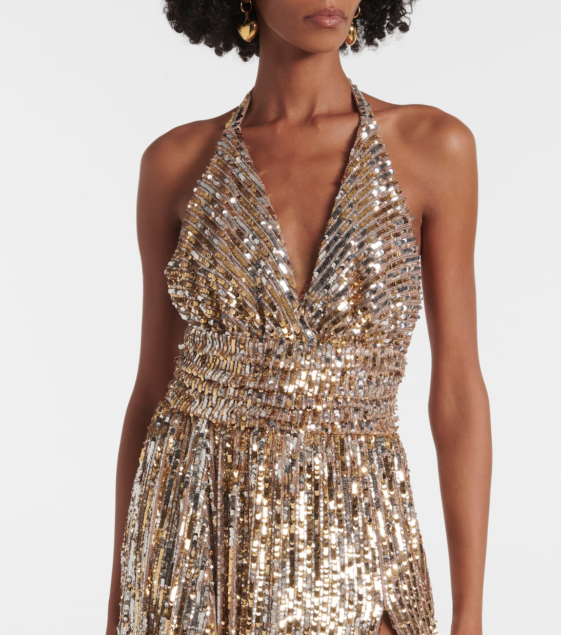 Abito lungo con paillettes | Dolce&Gabbana