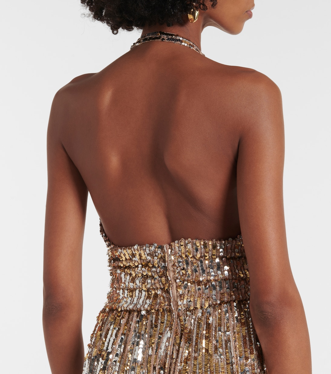 Abito lungo con paillettes | Dolce&Gabbana