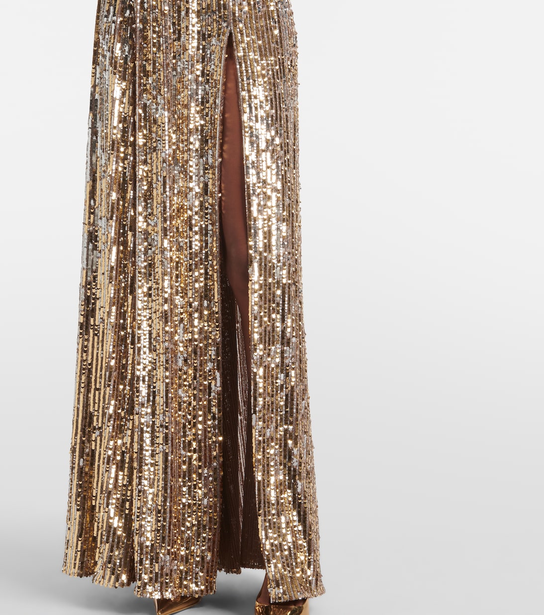 Abito lungo con paillettes | Dolce&Gabbana