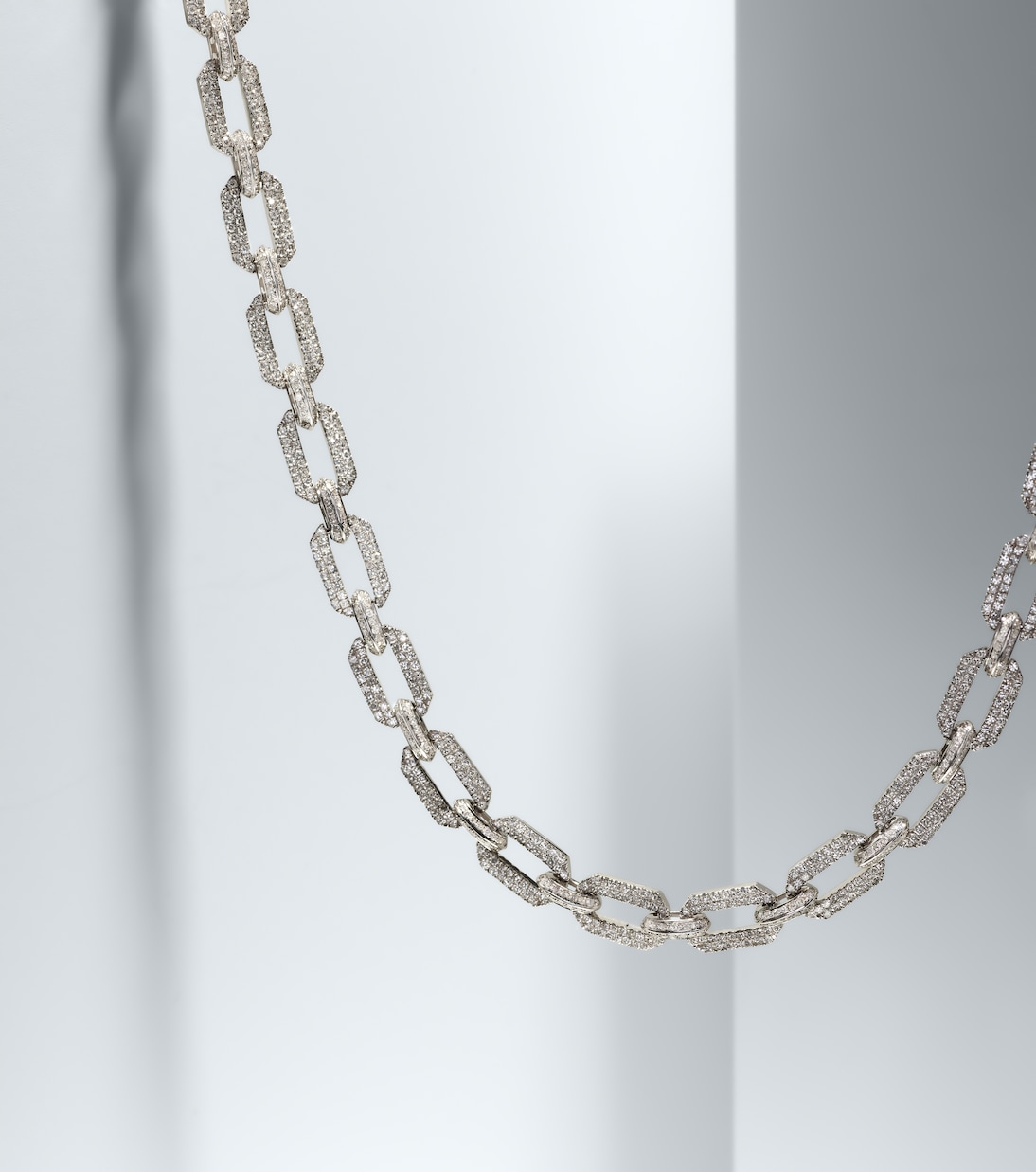 Collier en or blanc 18 ct et diamants | Shay Jewelry