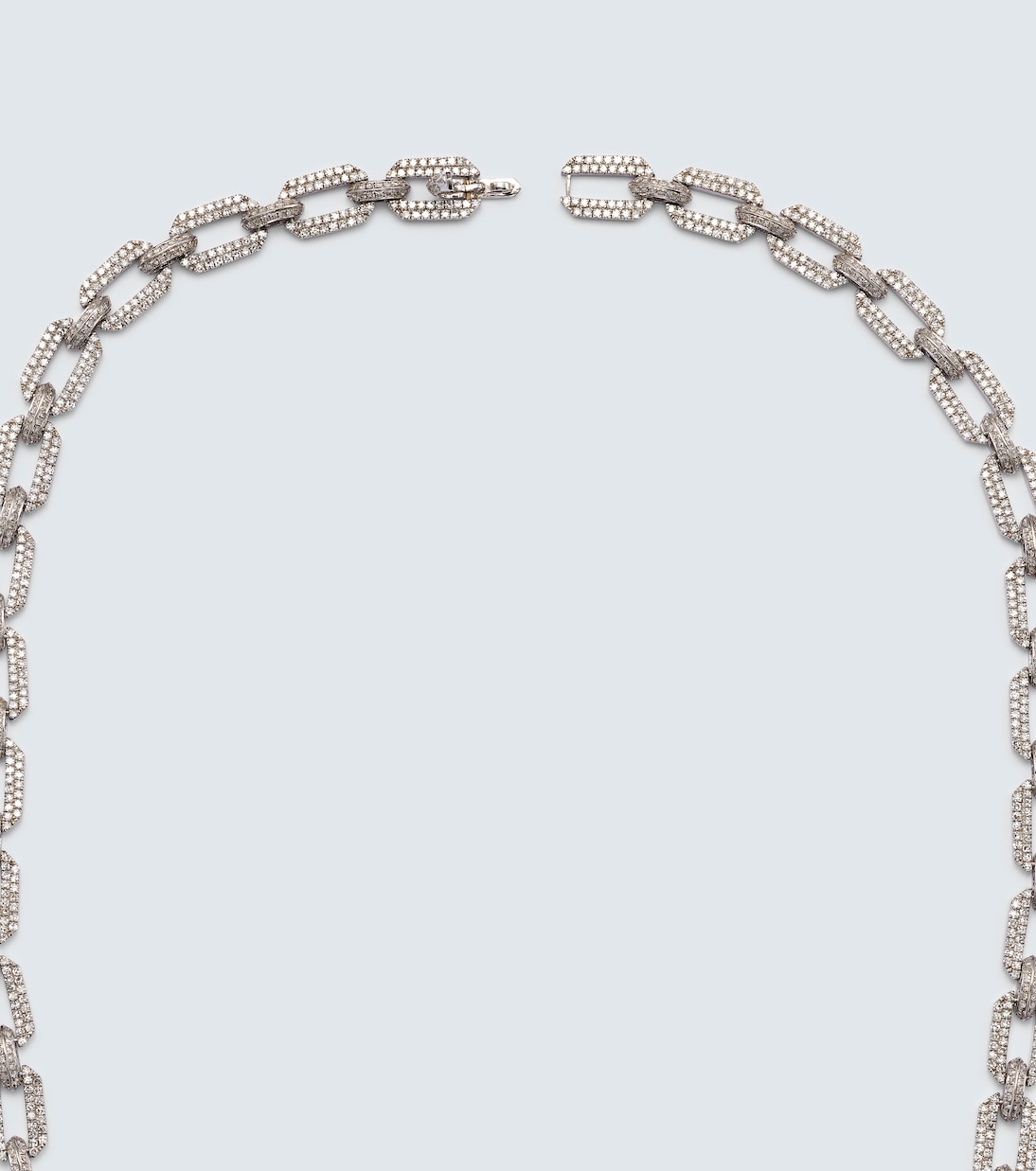 Collier en or blanc 18 ct et diamants | Shay Jewelry