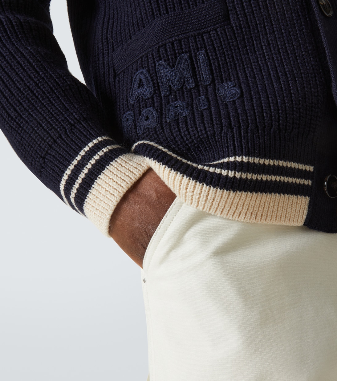 Cardigan aus Schurwolle | Ami Paris