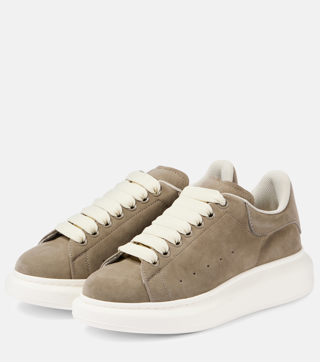 Sneakers oversize in suede con platform | McQueen