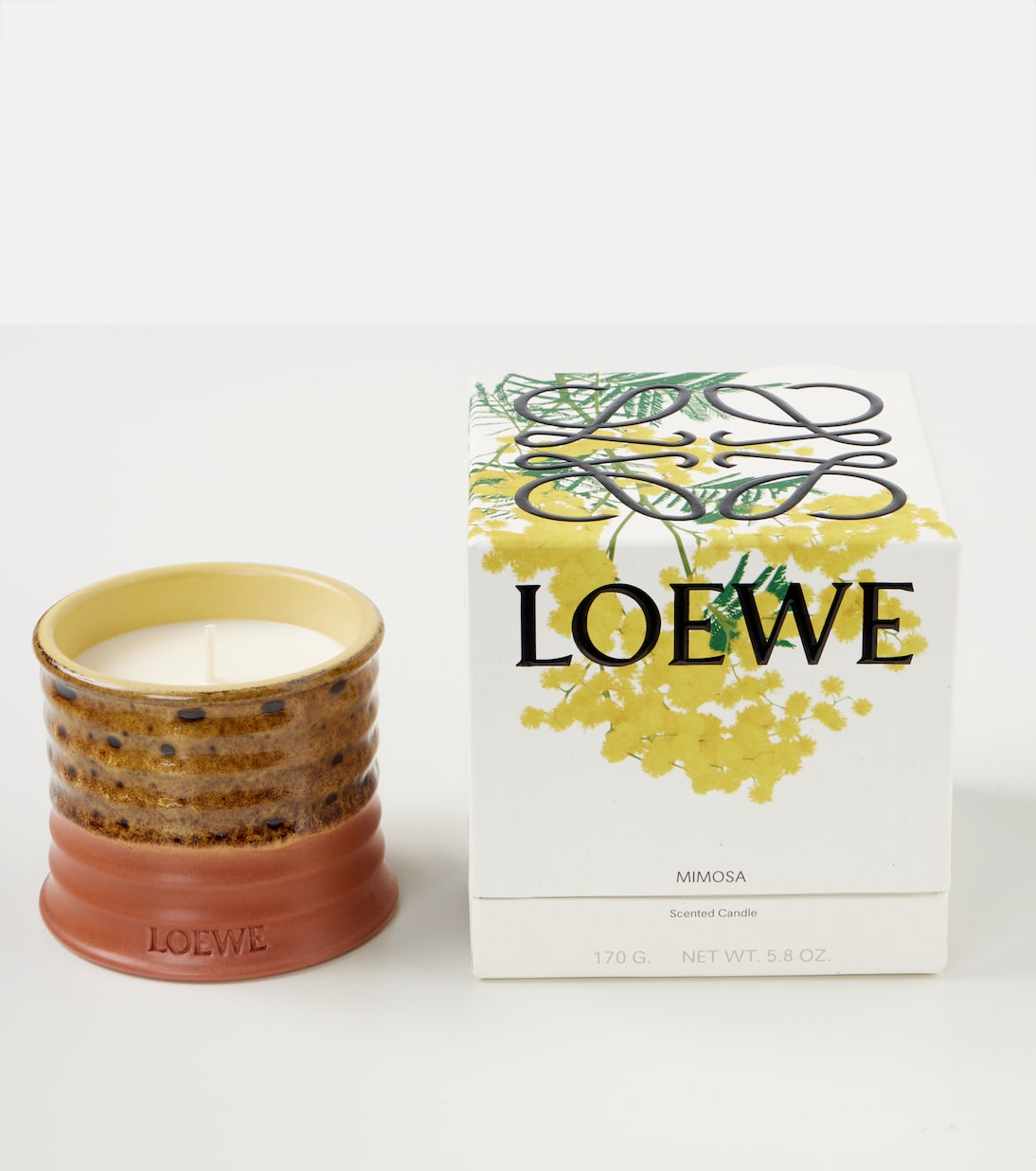 Textura Mimosa scented candle | Loewe Home Scents