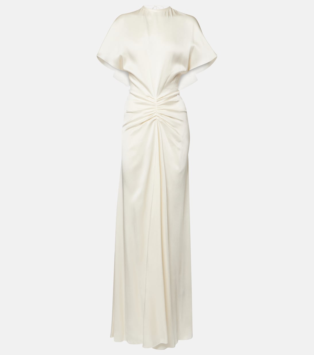 Robe longue en crêpe de satin | Victoria Beckham