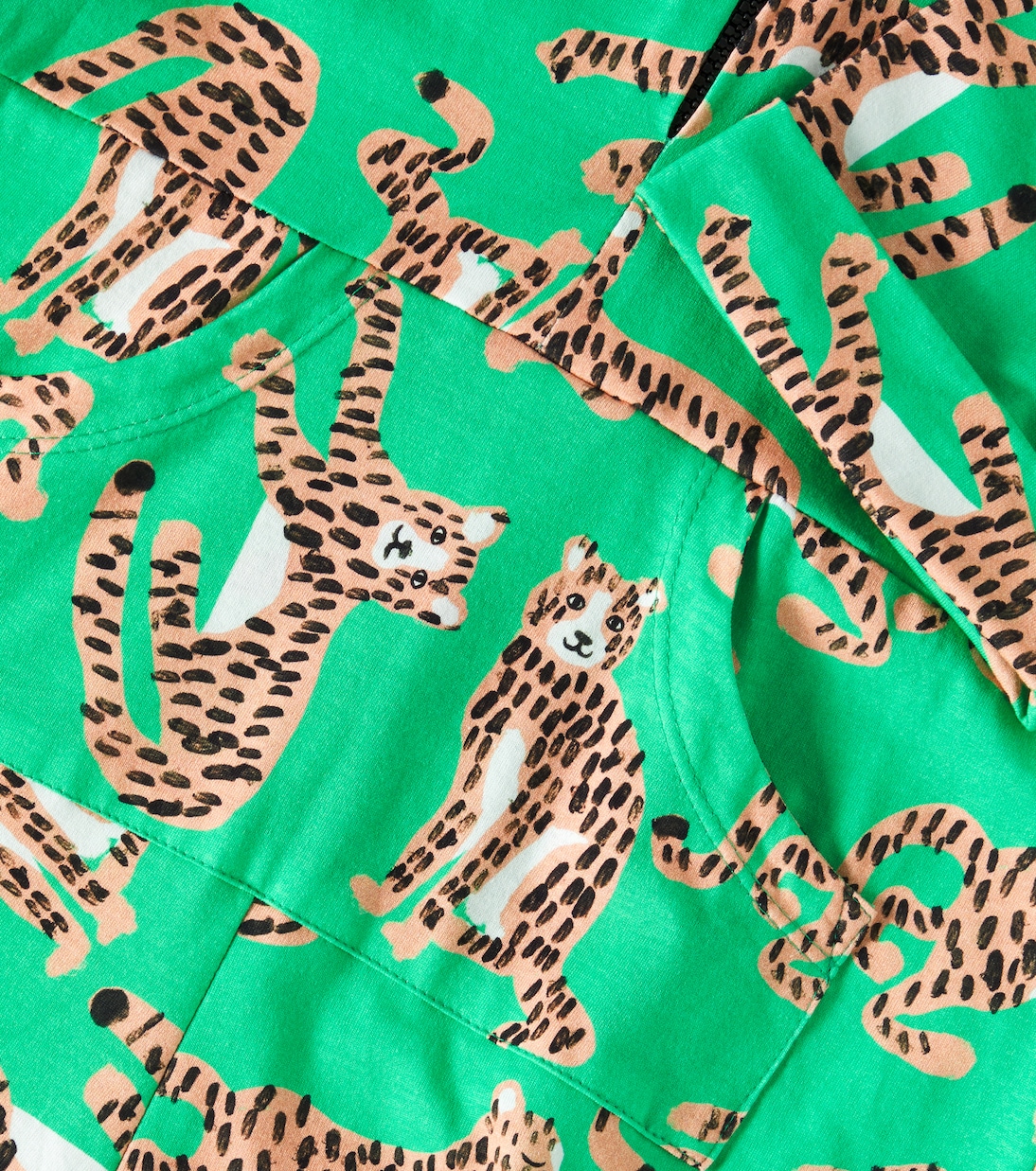 Macaquinho malha onca cotton playsuit | Fábula