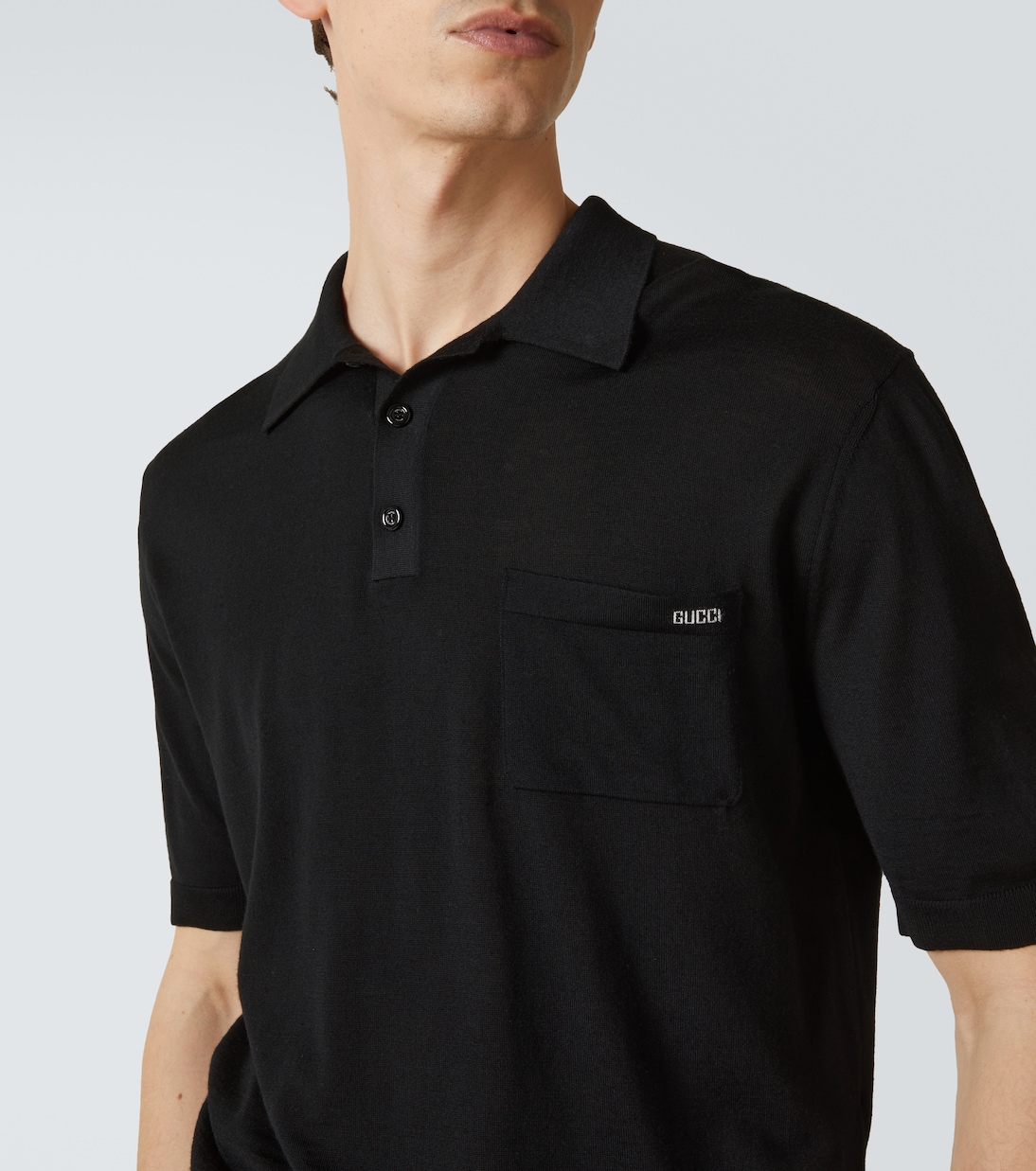 Polo de lana con logo | Gucci