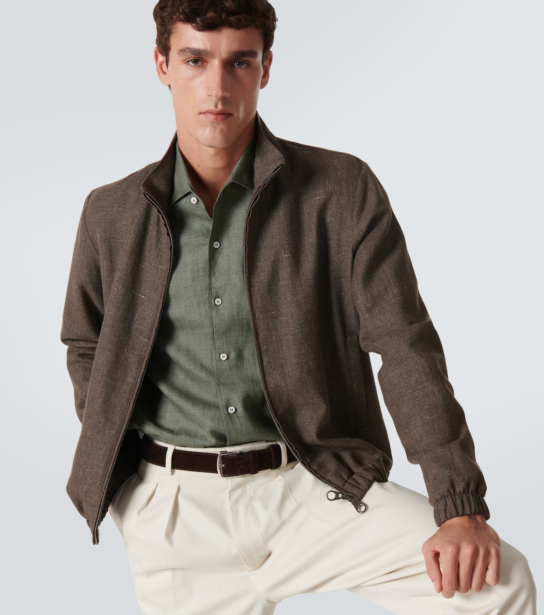 Camicia André in lino | Loro Piana