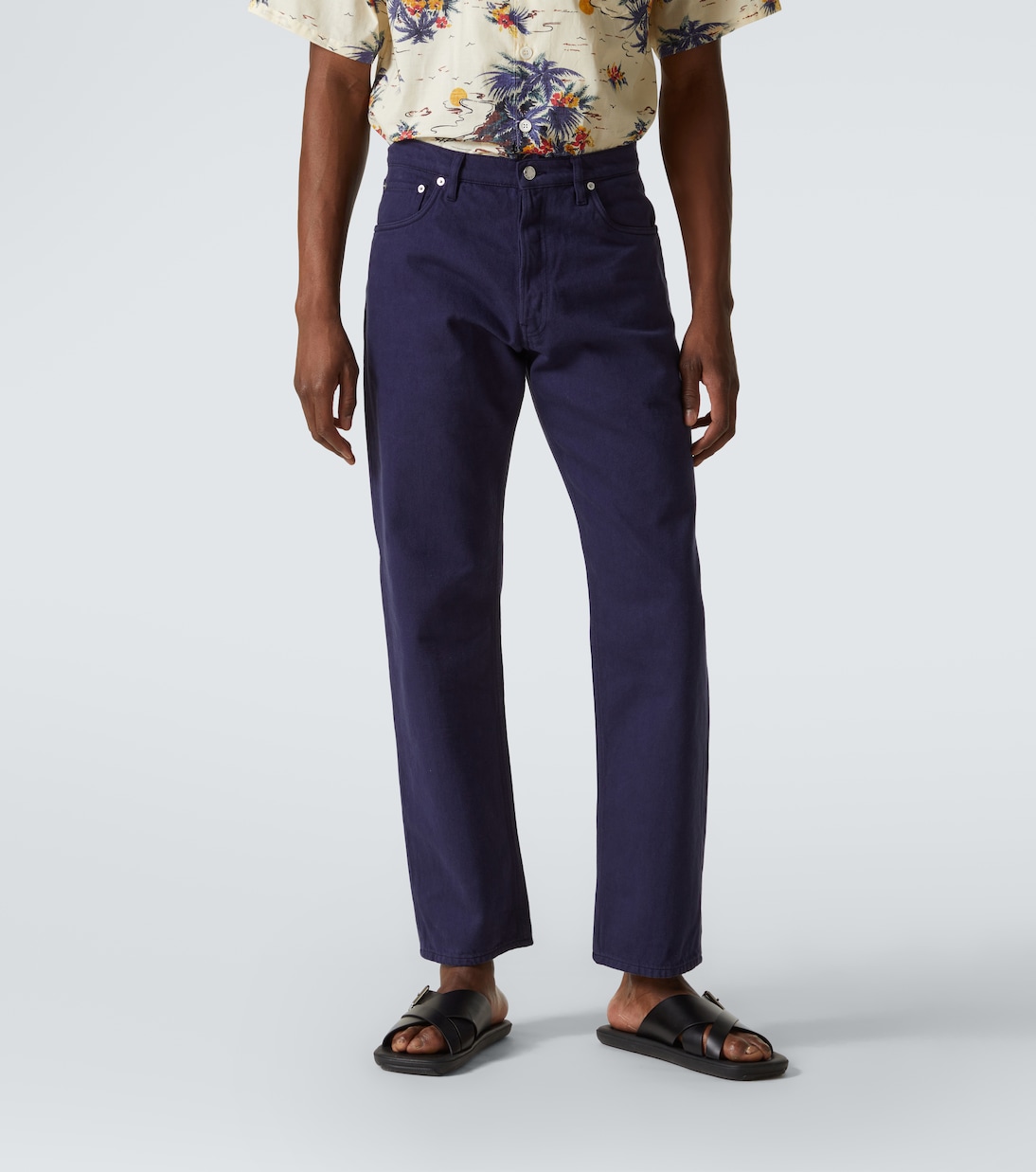 Jeans regular a vita media | Prada