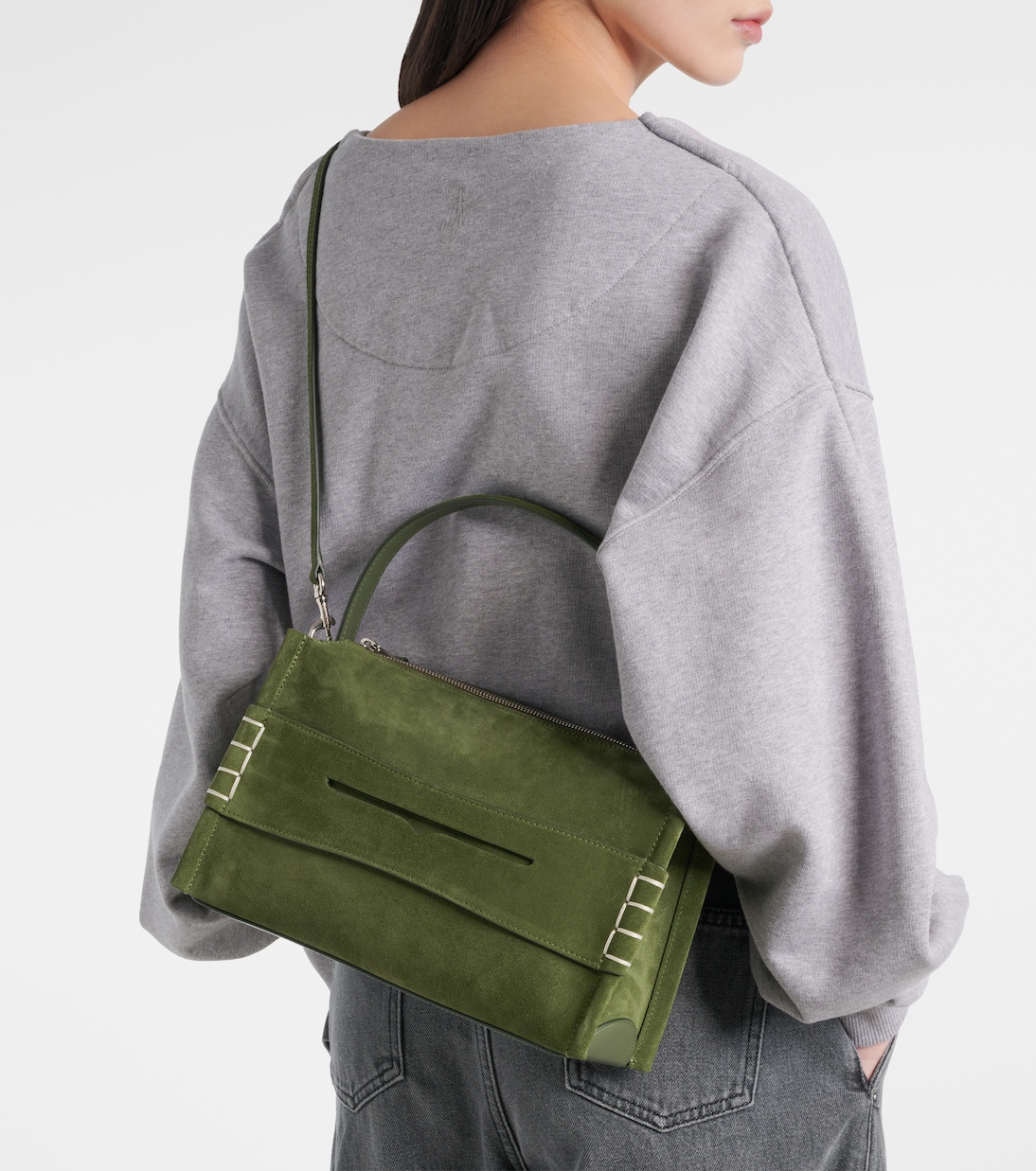 Sac Loafer Small en daim | JW Anderson