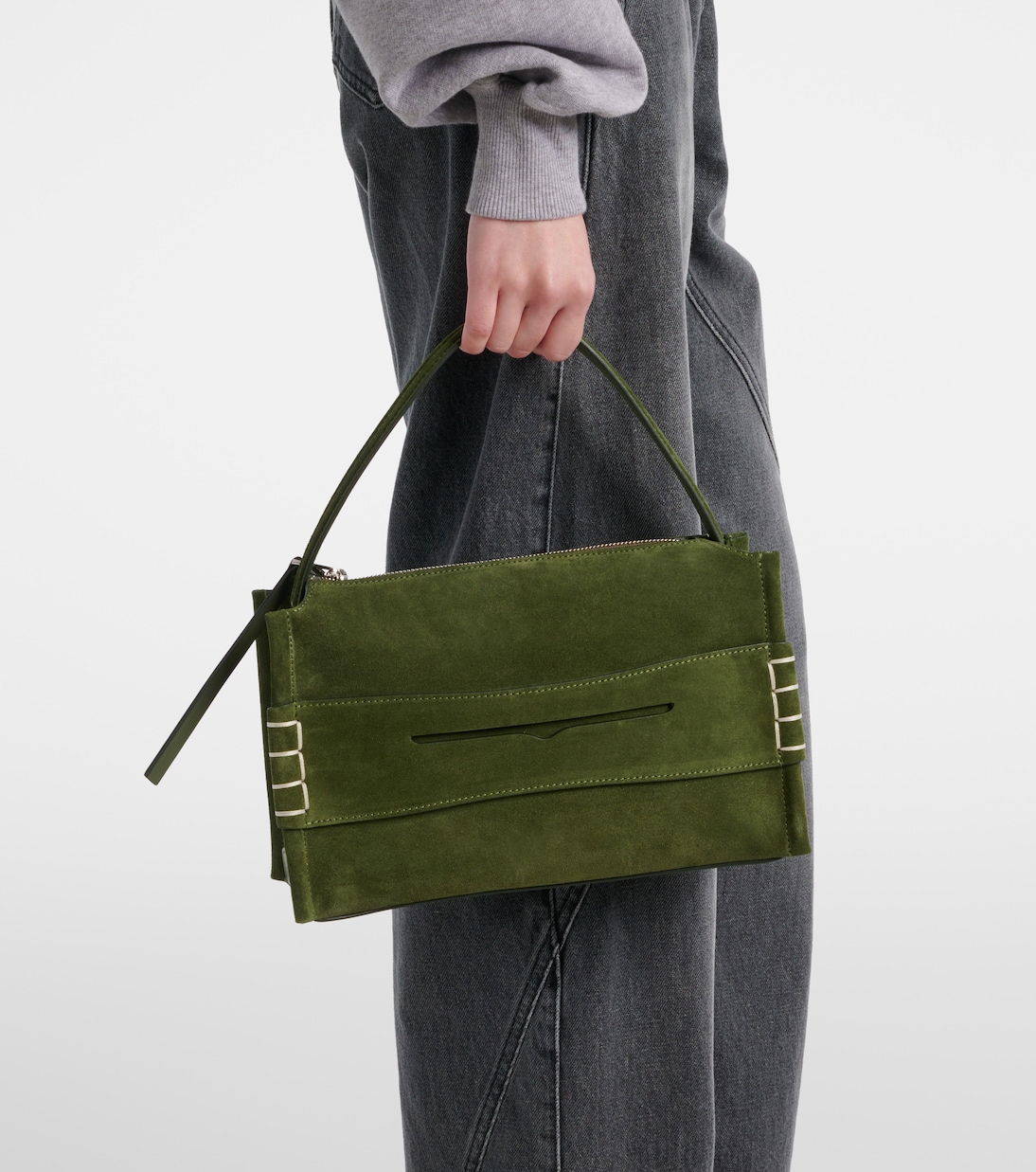 Sac Loafer Small en daim | JW Anderson