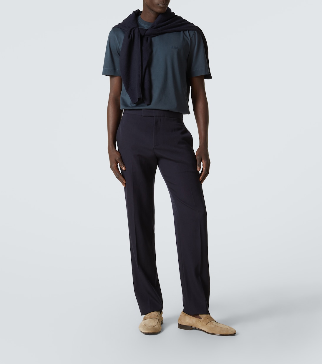 Camiseta de algodón con logo | Zegna