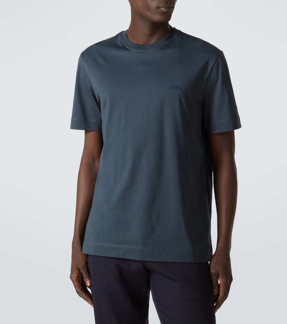 Camiseta de algodón con logo | Zegna