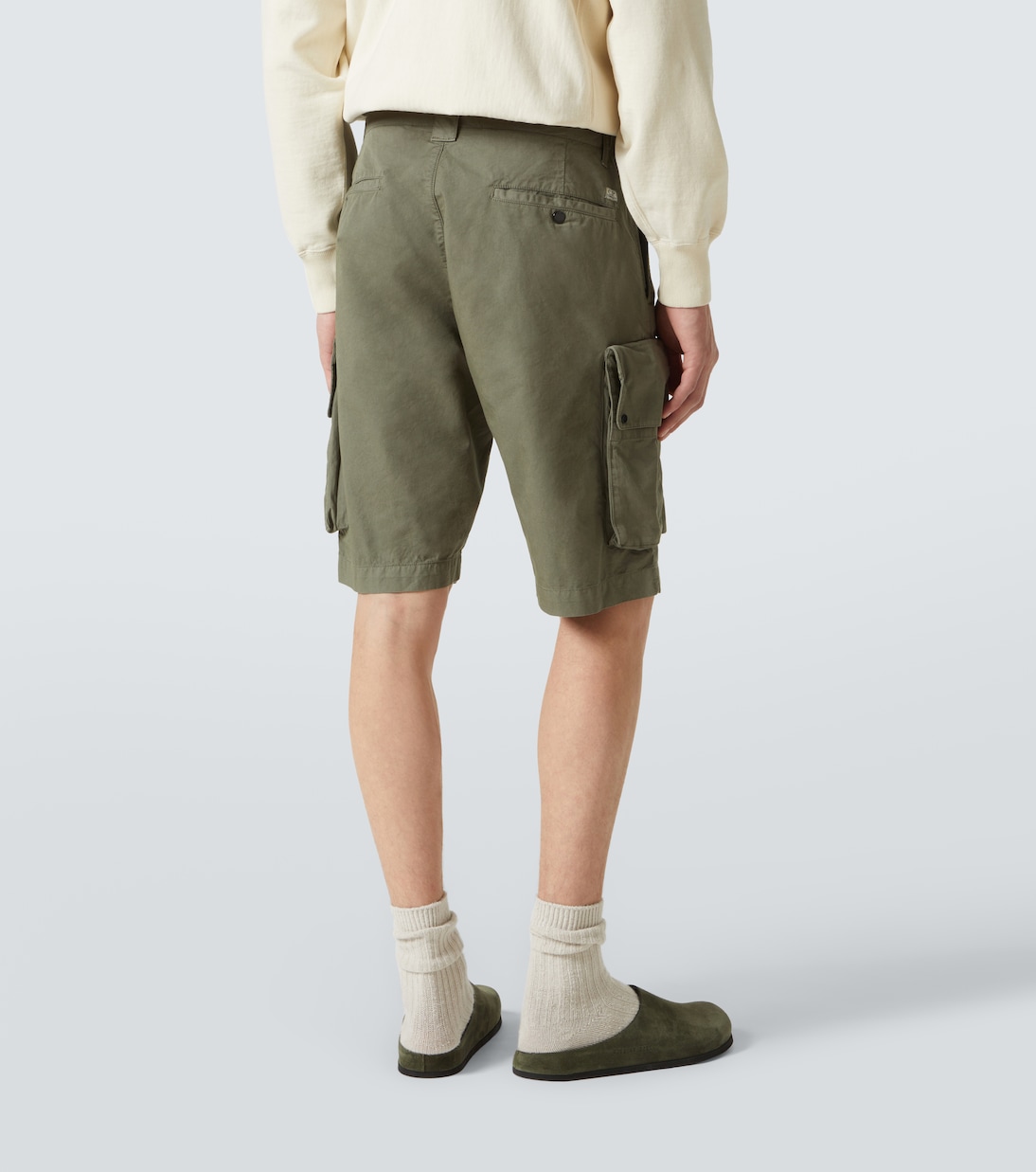 Cargo-Shorts aus Baumwoll-Gabardine | C.P. Company