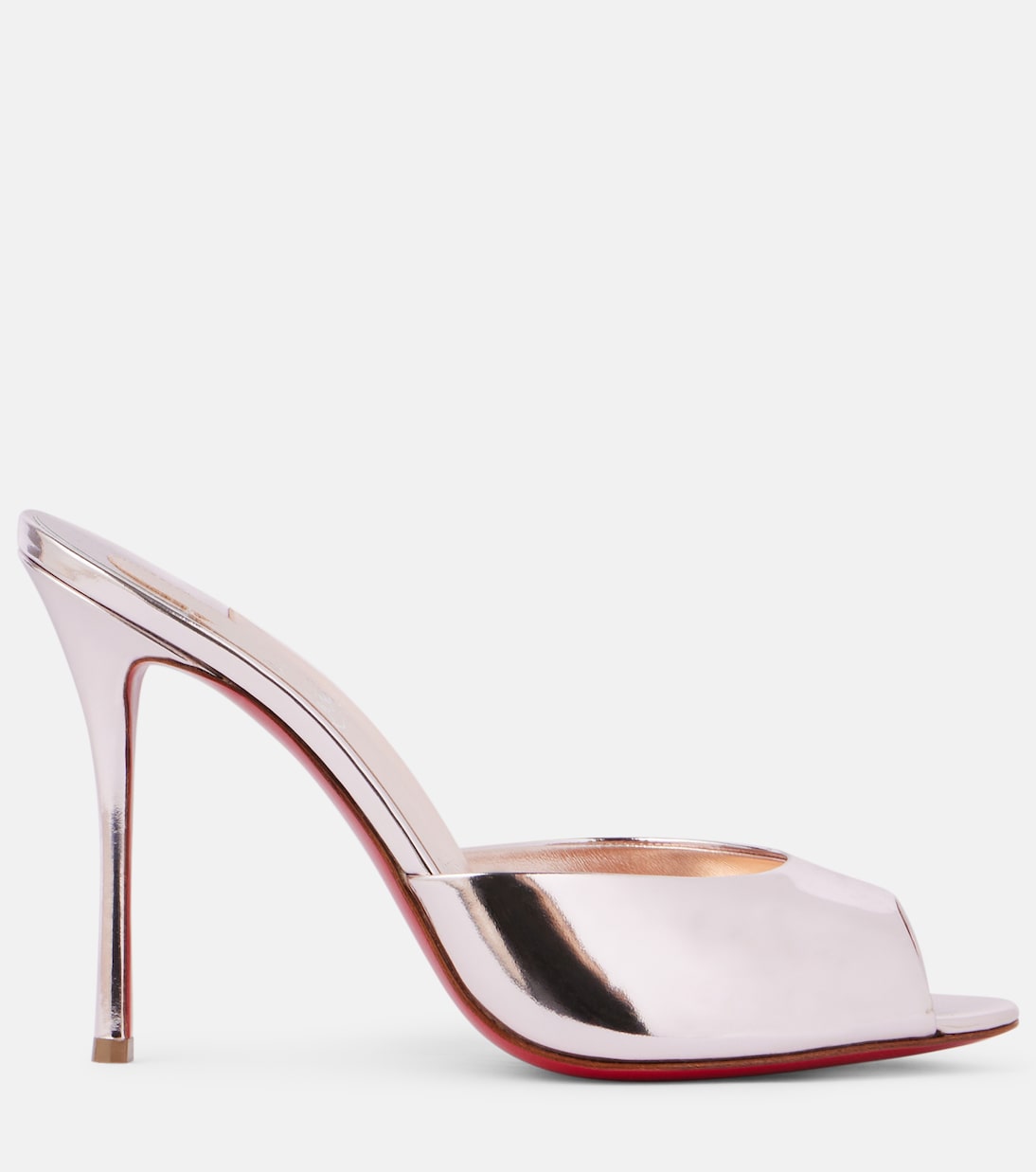 Me Dolly 100 mirrored leather mules | Christian Louboutin