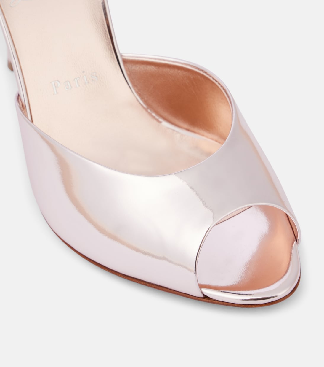 Me Dolly 100 mirrored leather mules | Christian Louboutin
