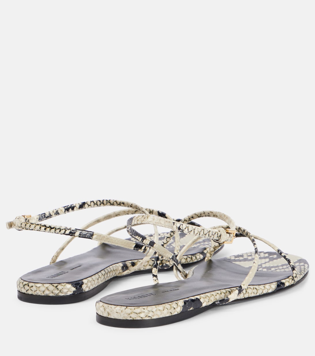 Sandali Loop in pelle stampata | Khaite
