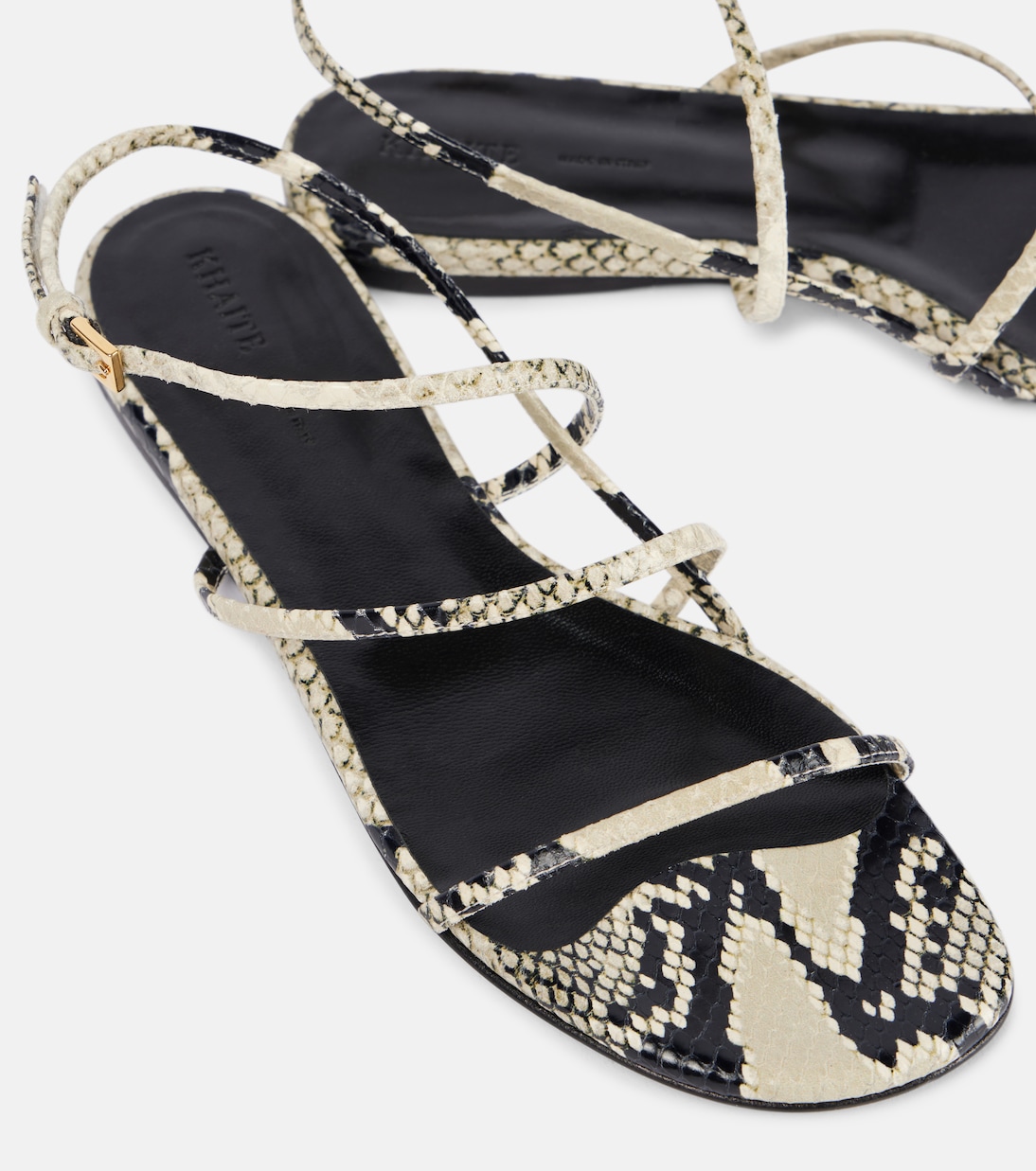 Sandali Loop in pelle stampata | Khaite