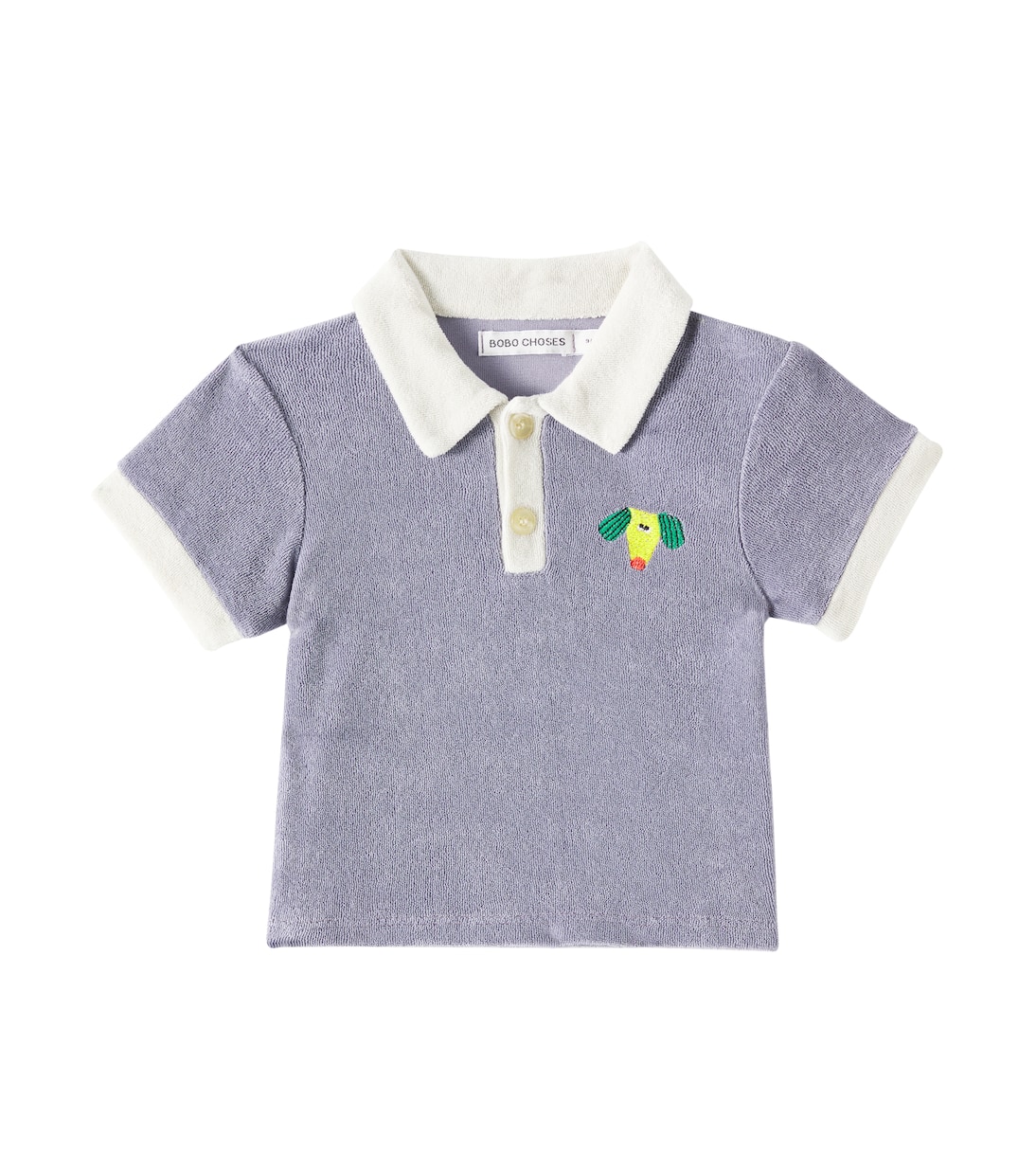 Bebé - polo Happy Dog en mezcla de algodón | Bobo Choses