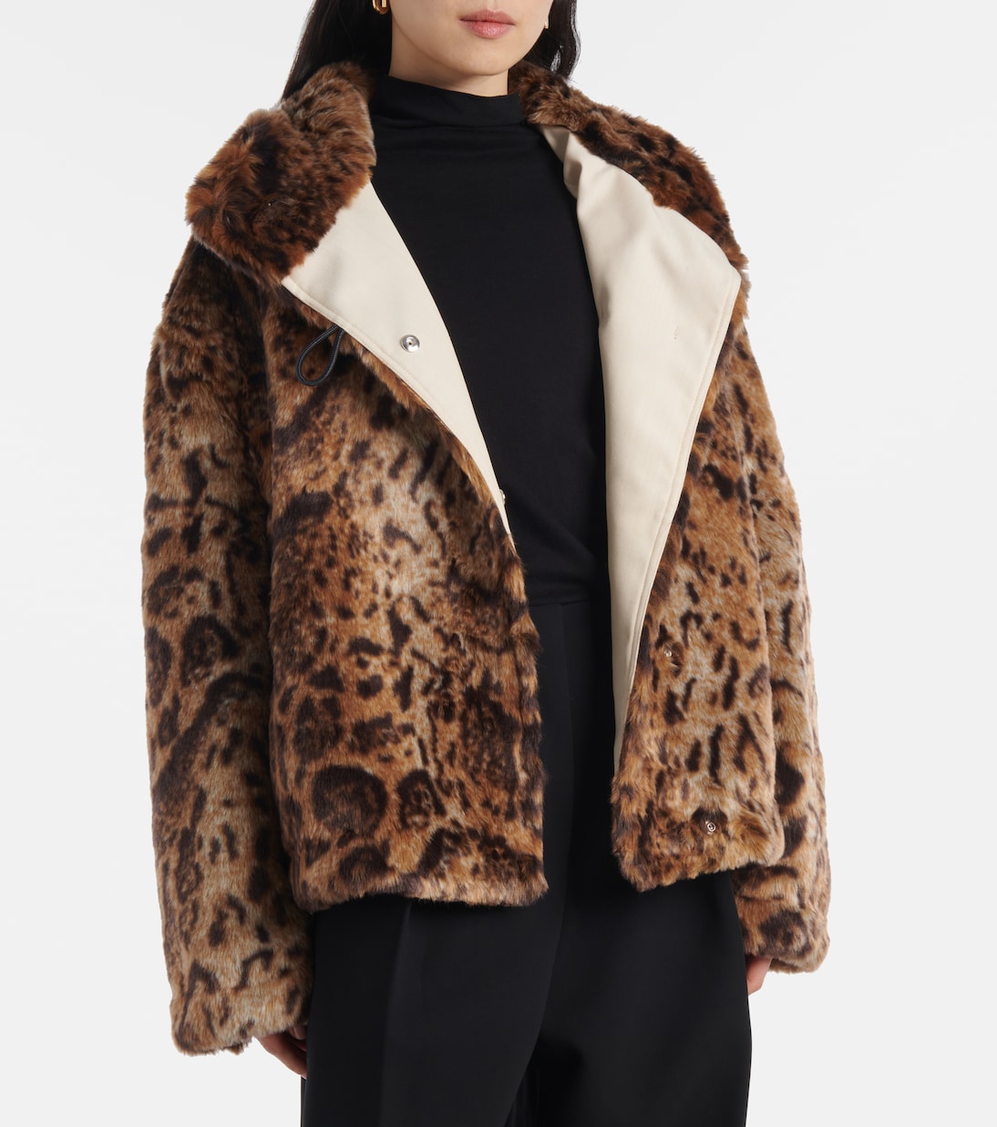 Fernando leopard-print faux fur jacket | Jacquemus