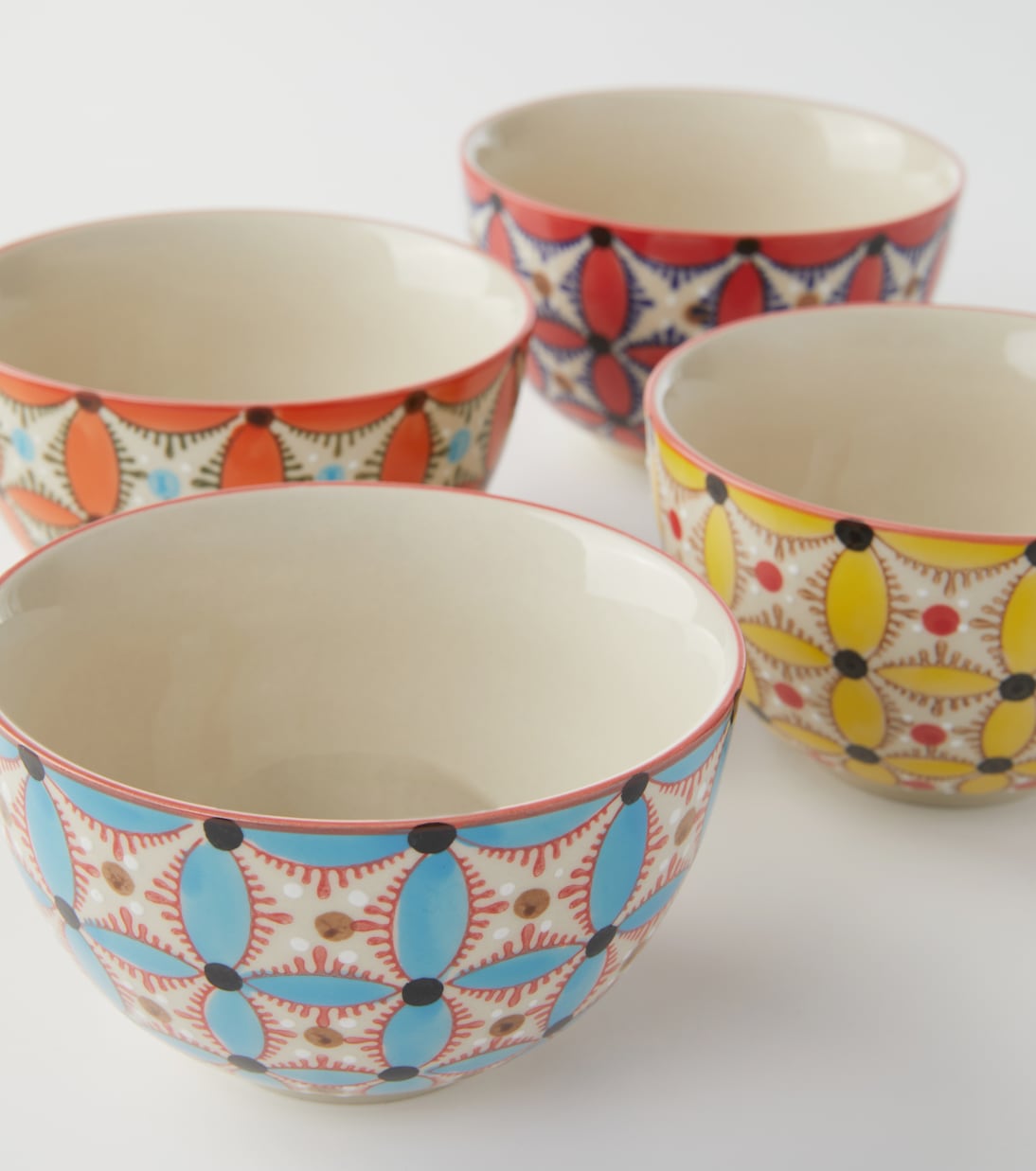 Hippy set of 4 snack bowls | Polspotten