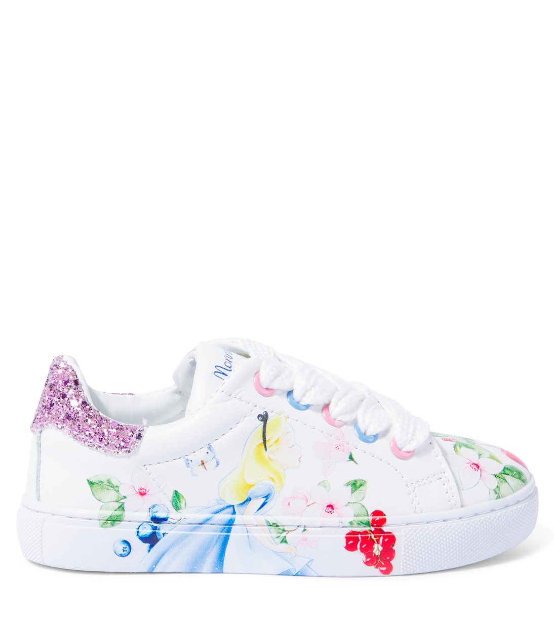 x Disney® - Sneakers in pelle con stampa | Monnalisa