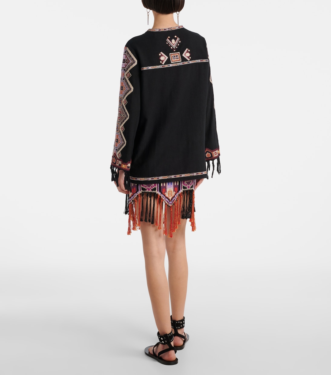 Blouse Zelda brodée en soie | Isabel Marant