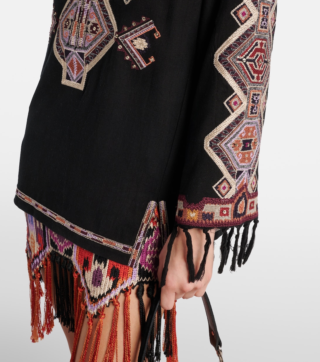 Blouse Zelda brodée en soie | Isabel Marant