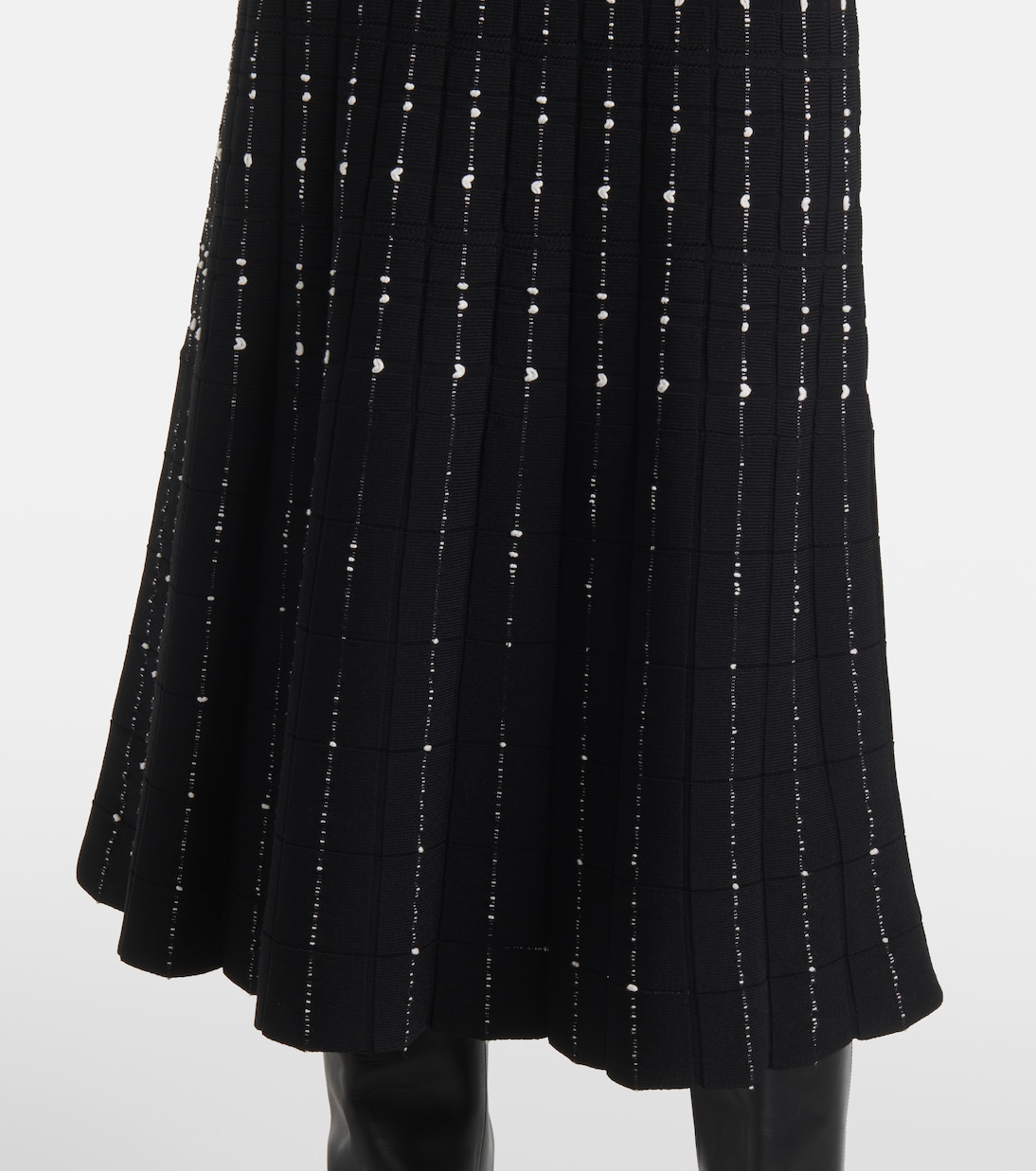 Ribbed-knit cotton-blend midi dress | Joseph