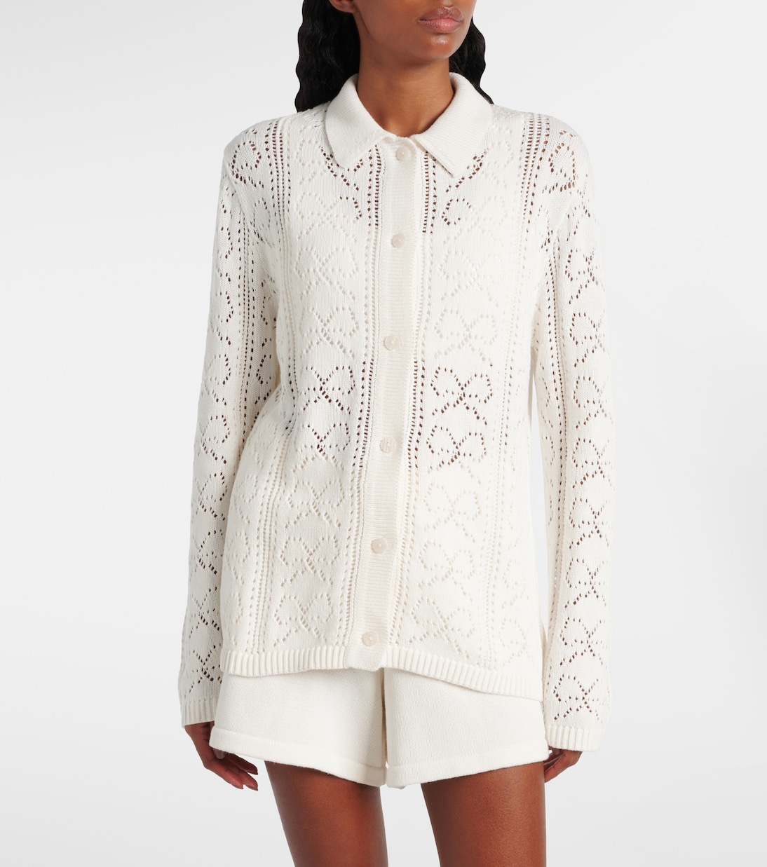 Camicia Lavalliere Malia in maglia | The Upside