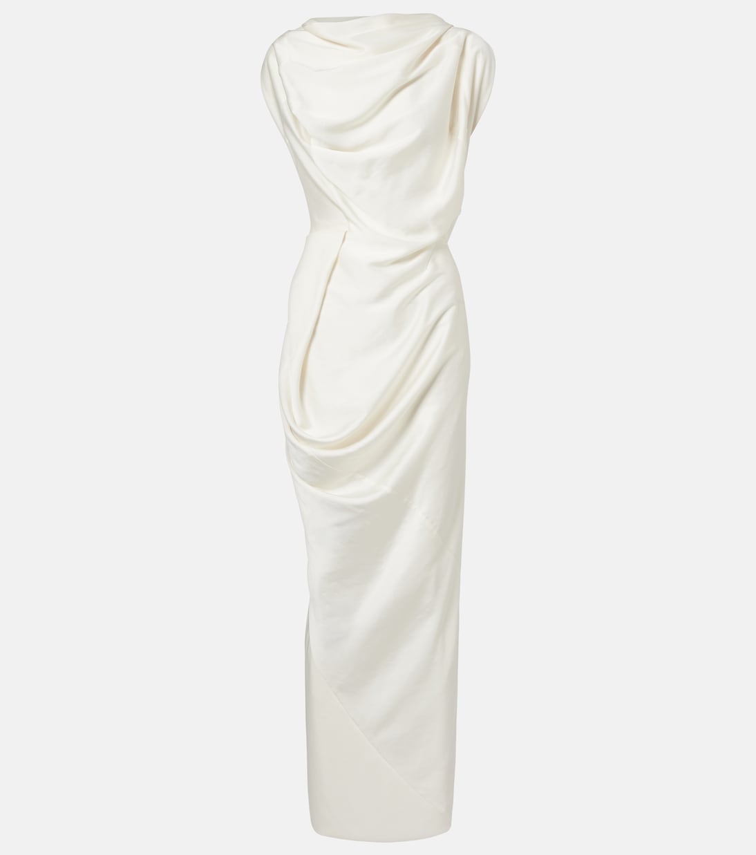 Long Fond draped satin gown | Vivienne Westwood