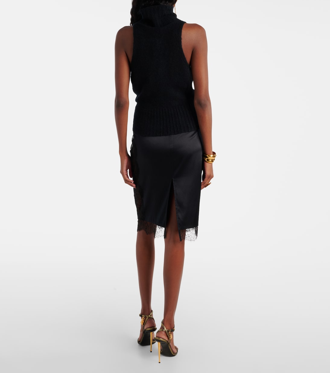Cashmere and silk turtleneck top | Tom Ford
