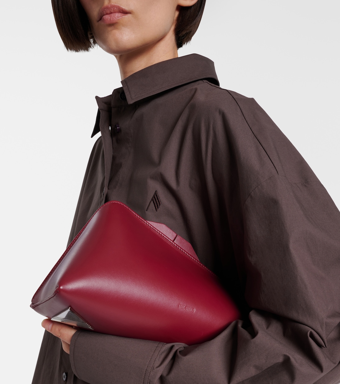 Pochette 8.30 PM oversize en cuir | The Attico